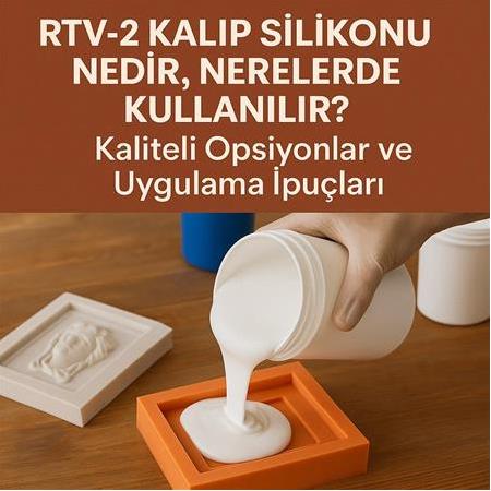 RTV-2 Kalıp Silikonu Nedir, Nerelerde Kullanılır? Kaliteli Opsiyonlar ve Uygulama İpuçları