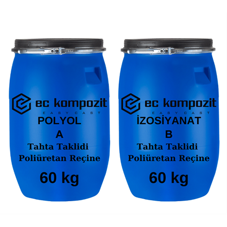 Sıvı Plastik Poliüretan Döküm Reçinesi 120 kg SET