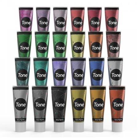 SEDEFLİ Epoksi Renk Pigmenti Seti Renkler 24x25 ml